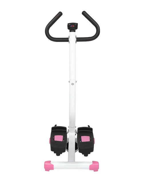 Load image into Gallery viewer, Mini Aerobic Stepper, Stair Climber Twist Fitness Machine with Handle, Pink
