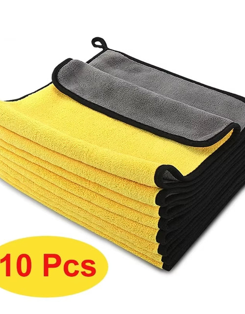 Load image into Gallery viewer, 3/5/10Pcs Microfiber Extra Soft Car Wash Towel Car Care Cloth Car Cleaning Drying Cloth Never Scrat Detailing Car Washtowel
