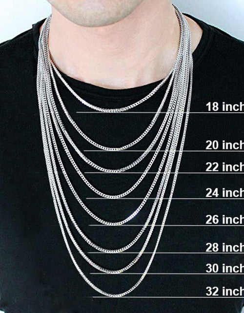 Load image into Gallery viewer, Hip Hop Men Necklaces Curb Cuban Chains 20Inch 10Mm Stainless Steel Chains Gift for Mens
