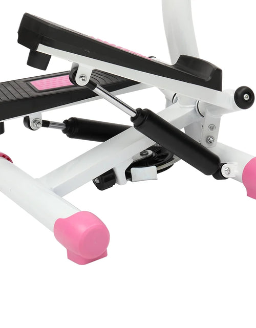 Load image into Gallery viewer, Mini Aerobic Stepper, Stair Climber Twist Fitness Machine with Handle, Pink
