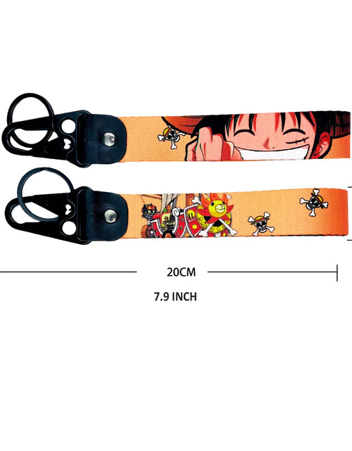 Load image into Gallery viewer, One Piece Cool Eagle Beak Keychain Lanyard Anime Manga Series Badge Holder USB Pendant Portable Key Lanyard Accessories
