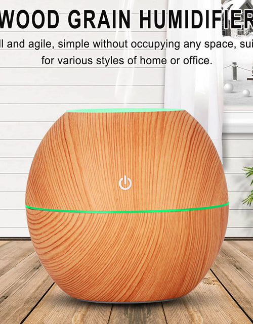 Load image into Gallery viewer, Essential Oil Diffuser Humidifier, Electric Ultrasonic Air Aroma Diffusers Vaporizer, Scent Mist Defuser, Auto-Off, LED Color Changing Light for Large Bed Room, Home, Office
