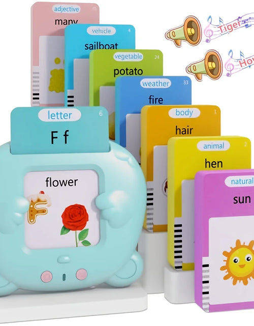 Load image into Gallery viewer, Learning Machine for Kid Talking Flash Cards Kindergarten Kids Language Electronic Audio Book Learn English Words Toys
