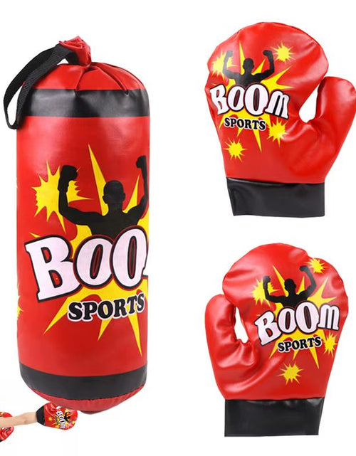 Load image into Gallery viewer, Boxing Bag for Kids Professional Kid Boxing Set with Gloves Sandbag Boxing Training Equipment for Kids Teens Practice Punching
