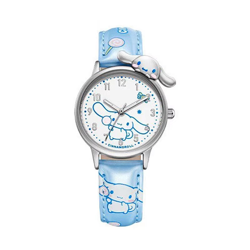 Girls Watch Cute Kuromi Cinnamoroll Quartz Casual Fashion Watch Women Children Birthday Gift Waterproof Watch