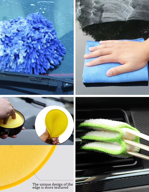 Load image into Gallery viewer, Detailing Brush Set Power Scrubber Drill Brushes Car Polish Pads Car Cleaning Brush for Car Air Vents Rim Dirt Dust Clean Tools
