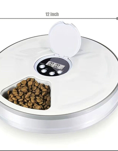 Load image into Gallery viewer, Automatic Pet Feeder for Cats and Dogs - Dry or Wet Food Dispenser - 6 Meal Tray
