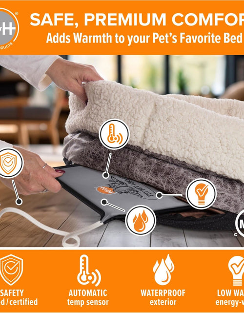 Load image into Gallery viewer, K&amp;H Pet Products Heated Pet Bed Warmer Waterproof Pet Heating Pad
