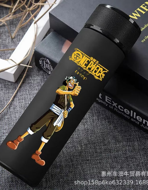 Load image into Gallery viewer, Japan Anime One Piece 304 Stainless Steel Thermos Cup Cartoon Pattern Luffy Roronoa Zoro Action Figure High Capacity Water Cup
