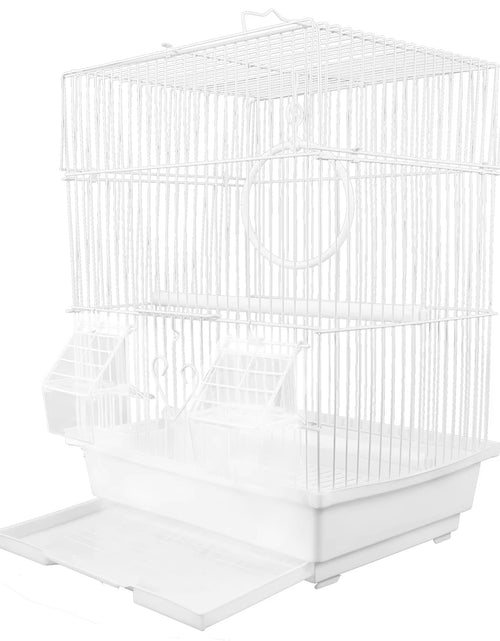 Load image into Gallery viewer, Birdcage Outing Parrot Cockatiel Wire Pet Cages for Birds Travel Carrier Wrought Iron Handheld Carrying Thrush Parrot Cage
