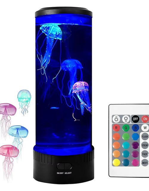 Load image into Gallery viewer, Jellyfish Lamp Color Changing Remote Control Aquarium Tank LED Night Light Birthday Gift USB Charging Relaxing Mood
