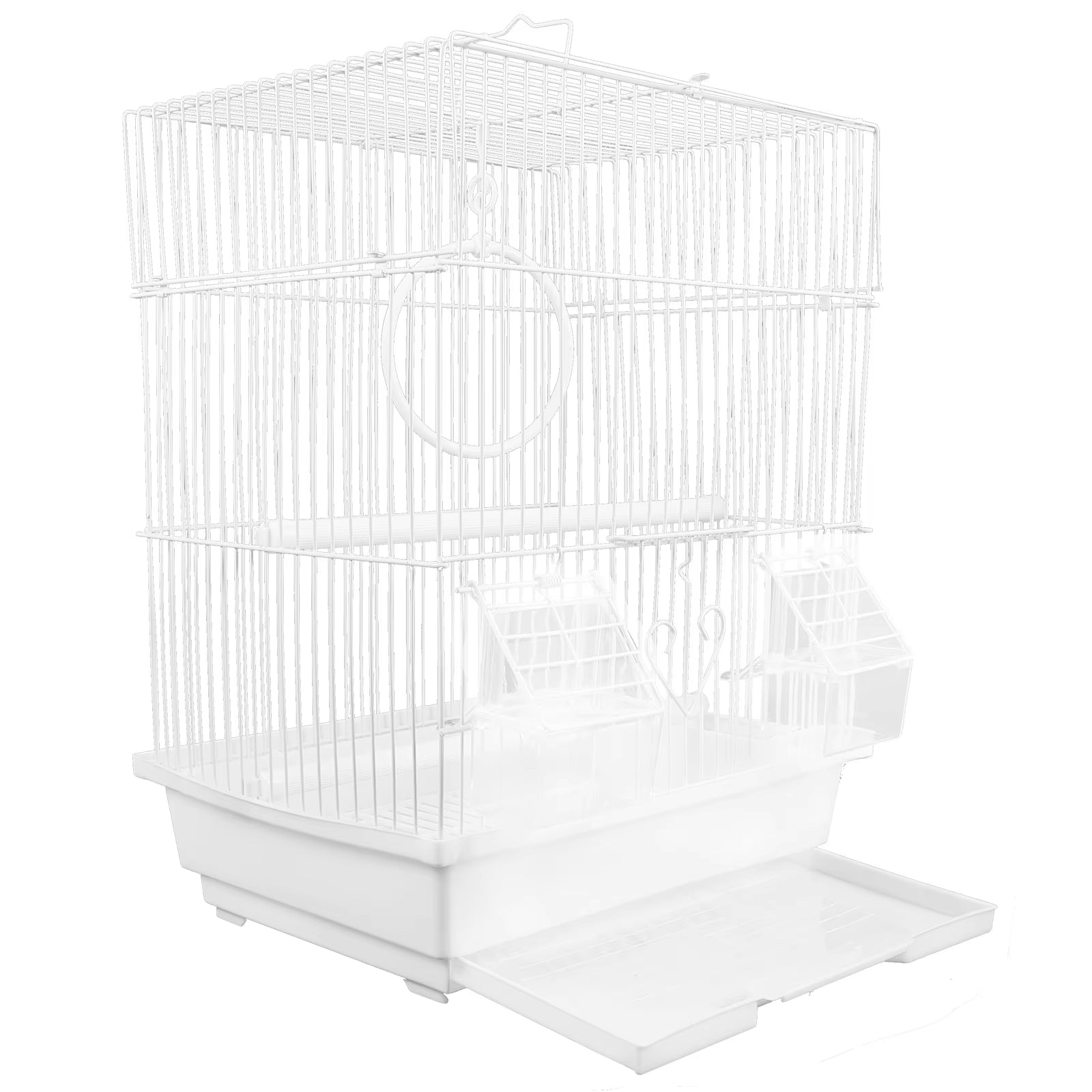 Birdcage Outing Parrot Cockatiel Wire Pet Cages for Birds Travel Carrier Wrought Iron Handheld Carrying Thrush Parrot Cage