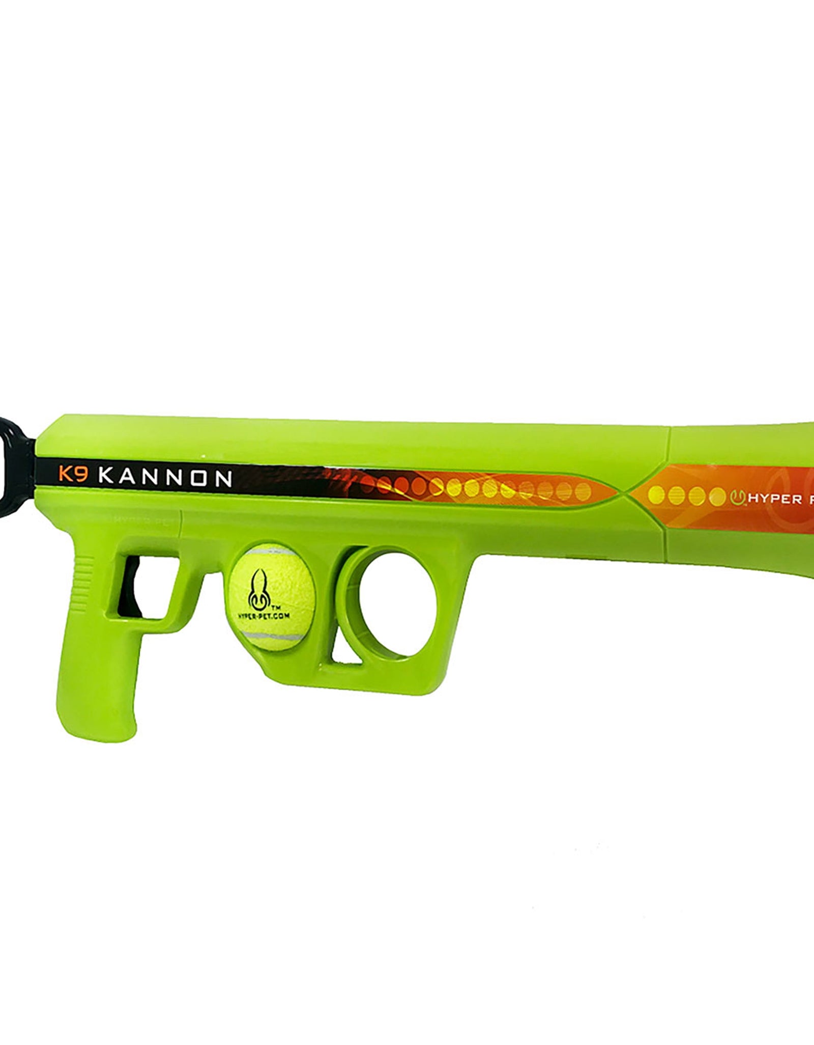 K9 Kannon Dog Tennis Ball Launcher Interactive Dog Toy with 1 Dog Ball, Green