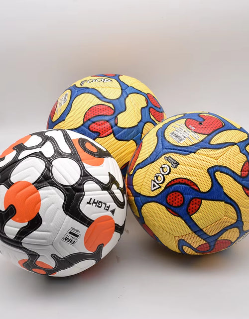 Load image into Gallery viewer, Football Soccer Footy Ball Official Size 5 Pu Football High Quality Match Balls Training Football
