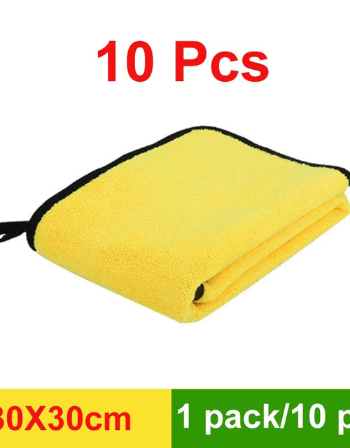 Load image into Gallery viewer, 3/5/10Pcs Microfiber Extra Soft Car Wash Towel Car Care Cloth Car Cleaning Drying Cloth Never Scrat Detailing Car Washtowel
