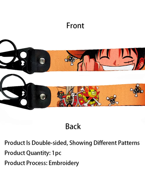 Load image into Gallery viewer, One Piece Cool Eagle Beak Keychain Lanyard Anime Manga Series Badge Holder USB Pendant Portable Key Lanyard Accessories
