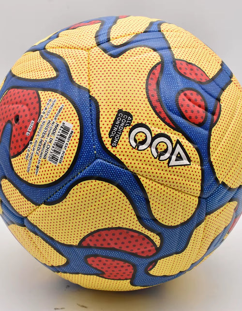 Load image into Gallery viewer, Football Soccer Footy Ball Official Size 5 Pu Football High Quality Match Balls Training Football
