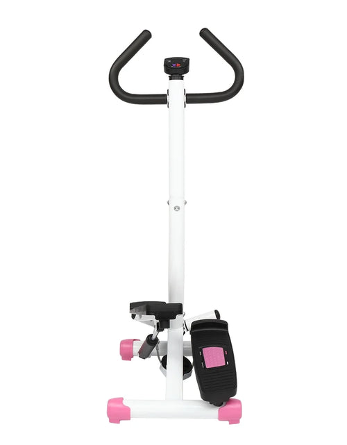 Load image into Gallery viewer, Mini Aerobic Stepper, Stair Climber Twist Fitness Machine with Handle, Pink
