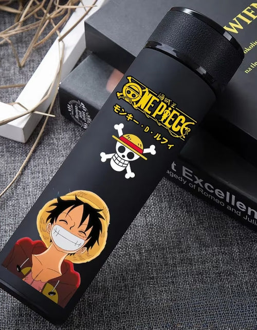 Load image into Gallery viewer, Japan Anime One Piece 304 Stainless Steel Thermos Cup Cartoon Pattern Luffy Roronoa Zoro Action Figure High Capacity Water Cup
