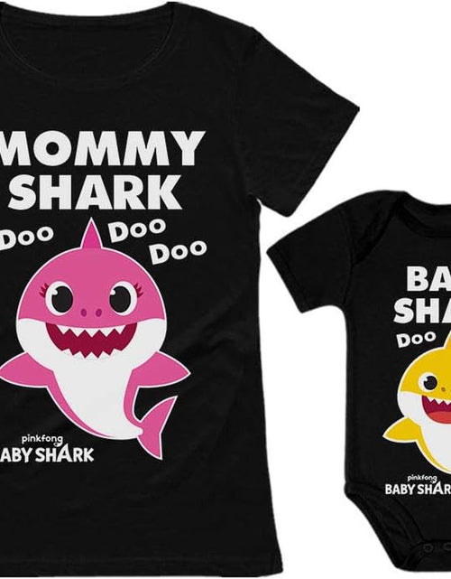 Load image into Gallery viewer, Matching Baby Shark Shirts for Mommy Baby Set for Mother and Baby Outfits Gift
