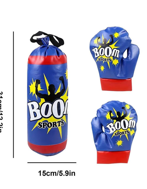 Load image into Gallery viewer, Boxing Bag for Kids Professional Kid Boxing Set with Gloves Sandbag Boxing Training Equipment for Kids Teens Practice Punching
