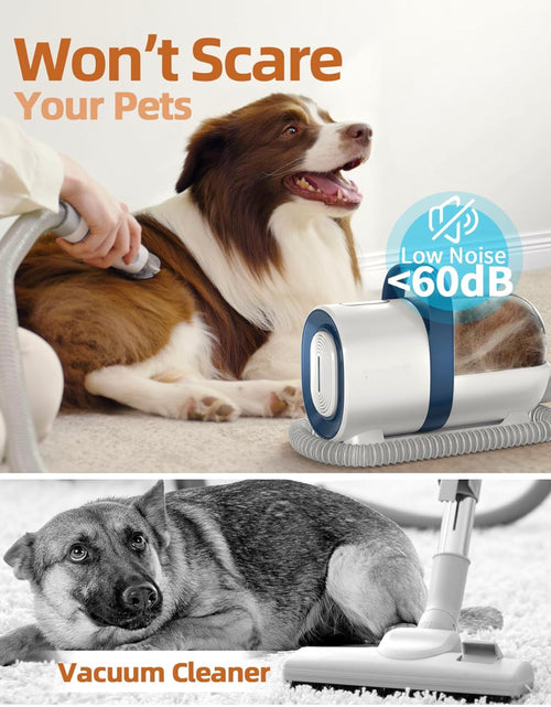 Load image into Gallery viewer, Dog Hair Vacuum&amp;Dog Grooming Kit with 7 Pet Grooming Tools for Shedding Pet Hair
