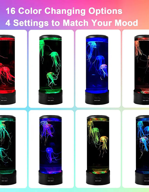 Load image into Gallery viewer, Jellyfish Lamp Color Changing Remote Control Aquarium Tank LED Night Light Birthday Gift USB Charging Relaxing Mood
