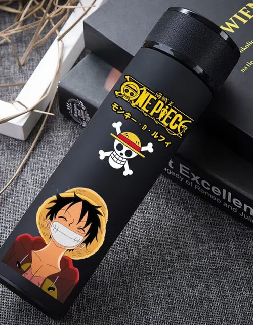 Load image into Gallery viewer, Japan Anime One Piece 304 Stainless Steel Thermos Cup Cartoon Pattern Luffy Roronoa Zoro Action Figure High Capacity Water Cup
