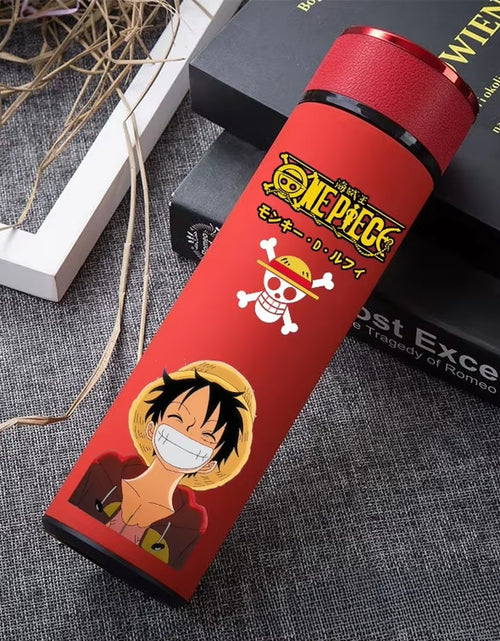 Load image into Gallery viewer, Japan Anime One Piece 304 Stainless Steel Thermos Cup Cartoon Pattern Luffy Roronoa Zoro Action Figure High Capacity Water Cup
