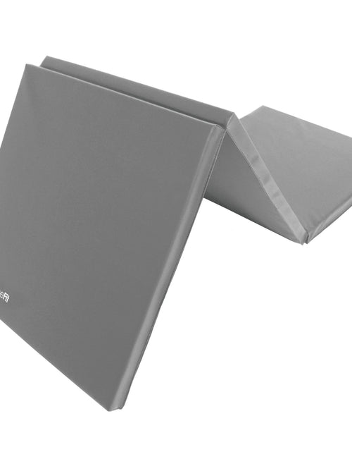 Load image into Gallery viewer, Tri-Fold Folding Exercise Mat 6X2-In, Grey
